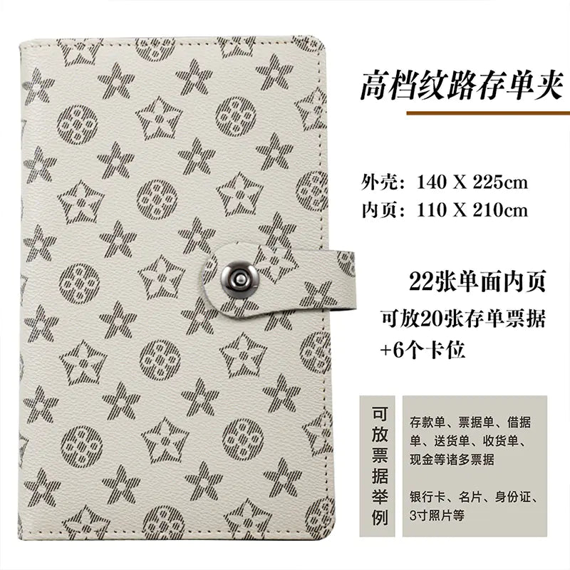 New Leather Textured Bank Document Organizer Wallet